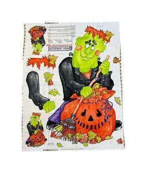 Springs Daisy Kingdom Halloween Frankenstein Door Panel #1671 Decoration Craft